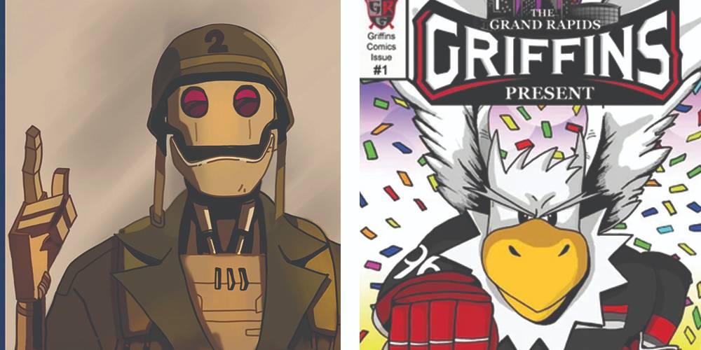 Rob the Badger portrait and work